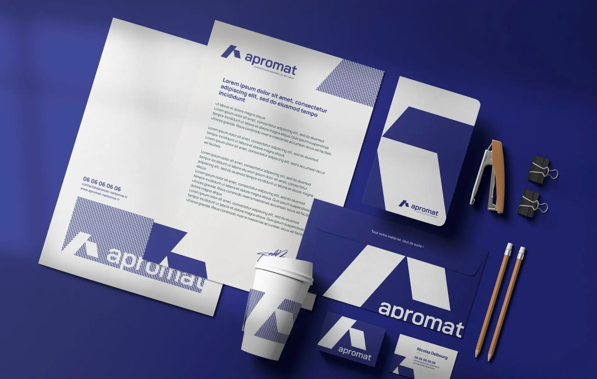 Charte graphique pour Apromat Narbonne (refusée)