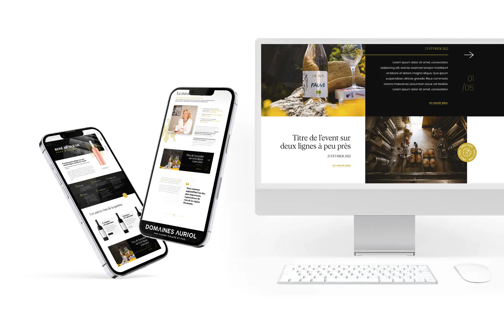 Webdesign Domaine Auriol