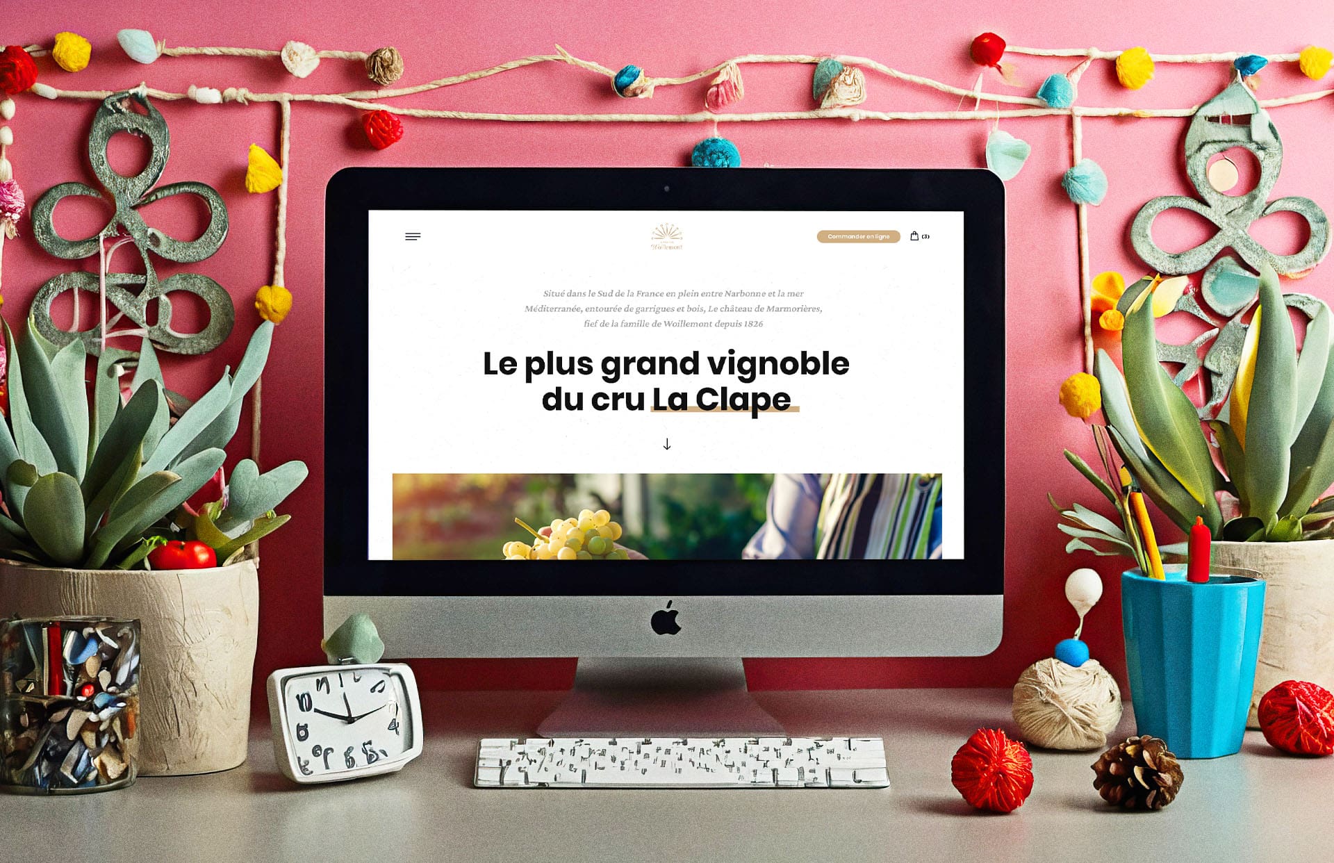 Site internet vignobles Woillemont