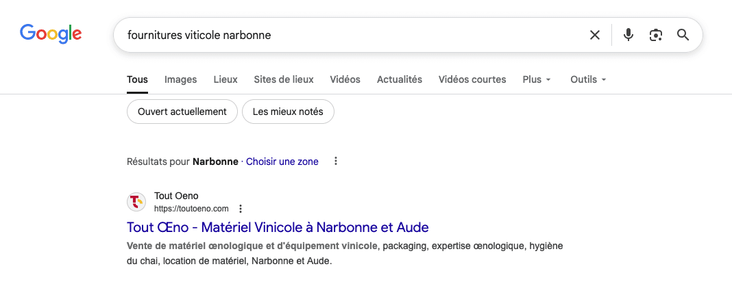 Agence web et référencement nabronne