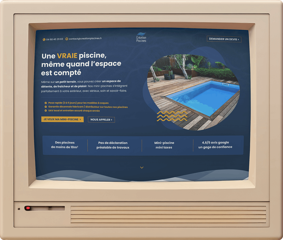 Landing page le Répertoire des Artisans
